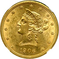 1906-O $10 Liberty NGC MS61