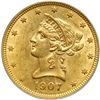 Image 1 : 1907 $10 Liberty