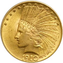 1910 $10 Indian PCGS MS62