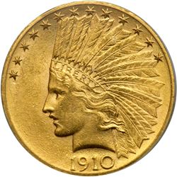 1910 $10 Indian