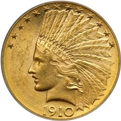1910-D $10 Indian