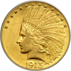 1913 $10 Indian PCGS MS62