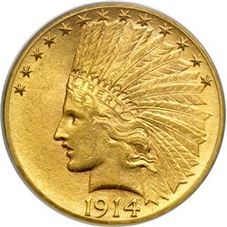 1914-D $10 Indian PCGS MS62