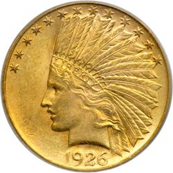 1926 $10 Indian PCGS MS62