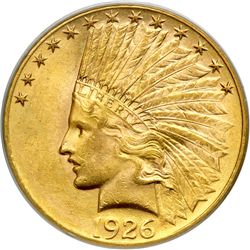 1926 $10 Indian PCGS MS62