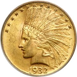 1932 $10 Indian PCGS MS63