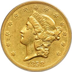 1858-O $20 Liberty PCGS AU50