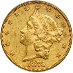 1876-CC $20 Liberty PCGS AU50