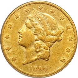 1890-CC $20 Liberty PCGS EF40