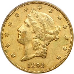 1893-CC $20 Liberty PCGS AU50