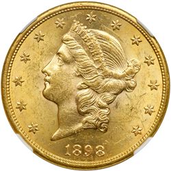 1898-S $20 Liberty NGC MS62