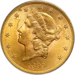 1899 $20 Liberty