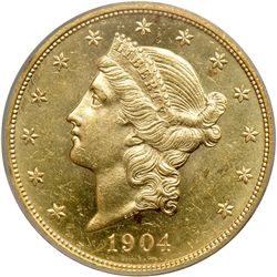 1904 $20 Liberty PCGS MS63