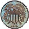 Image 1 : 1864 2C. Lg Motto NGC MS66