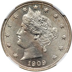 1909 Liberty 5C NGC MS66