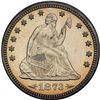 Image 1 : 1873 Liberty Seated 25C. Arrows PCGS Proof 63