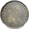 Image 1 : 1806 Bust 50C. Pointed 6, Stem NGC AU58