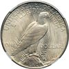 Image 2 : 1925 Peace $1 NGC MS66