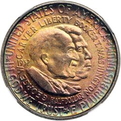 1952 Carver-Washington 50C NGC MS66