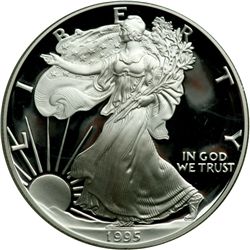 1995-W Silver Eagle