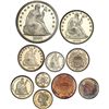 Image 1 : 1869 10-Piece PCGS Slabbed Proof Set