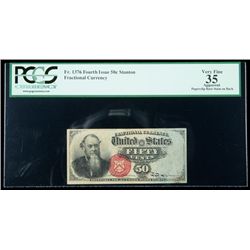1869, 50c Fractional Currency. Fourth Issue, Stanton po