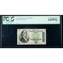 1869, 50c Fractional Currency. Fourth Issue, Dexter por