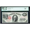 Image 1 : 1917, $1 United States Note. Mule. PCGS Very Fine 35