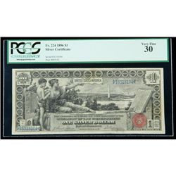 1896, $1 Silver Certificate. PCGS Very Fine 30