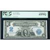 Image 1 : 1899, $2 Silver Certificate. PCGS Extremely Fine 45PPQ