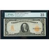Image 1 : 1907, $10 Gold Certificate. PMG Very Fine 25
