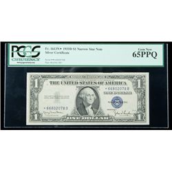 1935-D, $1 Silver Certificate. Narrow Star Note. PCGS G