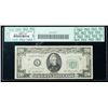 Image 2 : 1950-A, $20 Federal Reserve Note. Misaligned Back Print