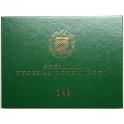 1999 $10.00 Premium Federal Reserve Set