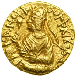 Kushan Empire. Huvishka. Circa 152-192 AD. Gold 1/4 Dinar (2.0 gm)