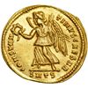 Image 2 : Constantine II as Caesar, struck under Constantine I, AD 307-337. Gold Solidus (4.46 g) minted at Th