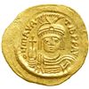 Image 1 : Maurice Tiberius, 582-602. Gold Solidus (4.45 g) minted at Constantinople. EF