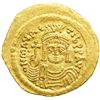 Image 1 : Maurice Tiberius, 582-602. Gold Solidus (4.35 g) minted at Constantinople. VF