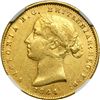 Image 1 : Australia. 1/2 Sovereign, 1864 (Sydney). NGC EF40