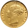 Image 1 : Australia. 1/2 Sovereign, 1877-M. NGC EF45