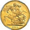 Image 2 : Australia. Sovereign, 1885-M. NGC AU