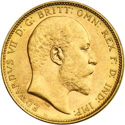 Australia. Sovereign, 1902-M. NGC MS62