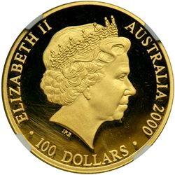 Australia. 100 Dollars, 2000 (1999). NGC PF63
