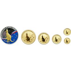 Australia. Kangaroo Prestige Proof Set: 100, 50, 25, 15 and 5 Dollars, 2009. PF