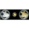 Image 1 : Australia. Three Piece Koala Gold and Silver Set, 2009. PF
