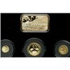 Image 1 : Bahamas. Flamingo Gold Set: 25, 10 and 5 Dollars, 1992. PF