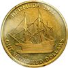 Image 2 : Bermuda. 3 Piece Proof Set: Gold 100 and 50 Dollars, plus silver 25 Dollars, 1977. PF