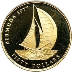 Bermuda. 50 Dollars, 1977. PF