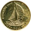 Image 2 : Bermuda. 50 Dollars, 1977. UNC