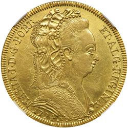 Brazil. 6400 Reis, 1794-R. NGC AU